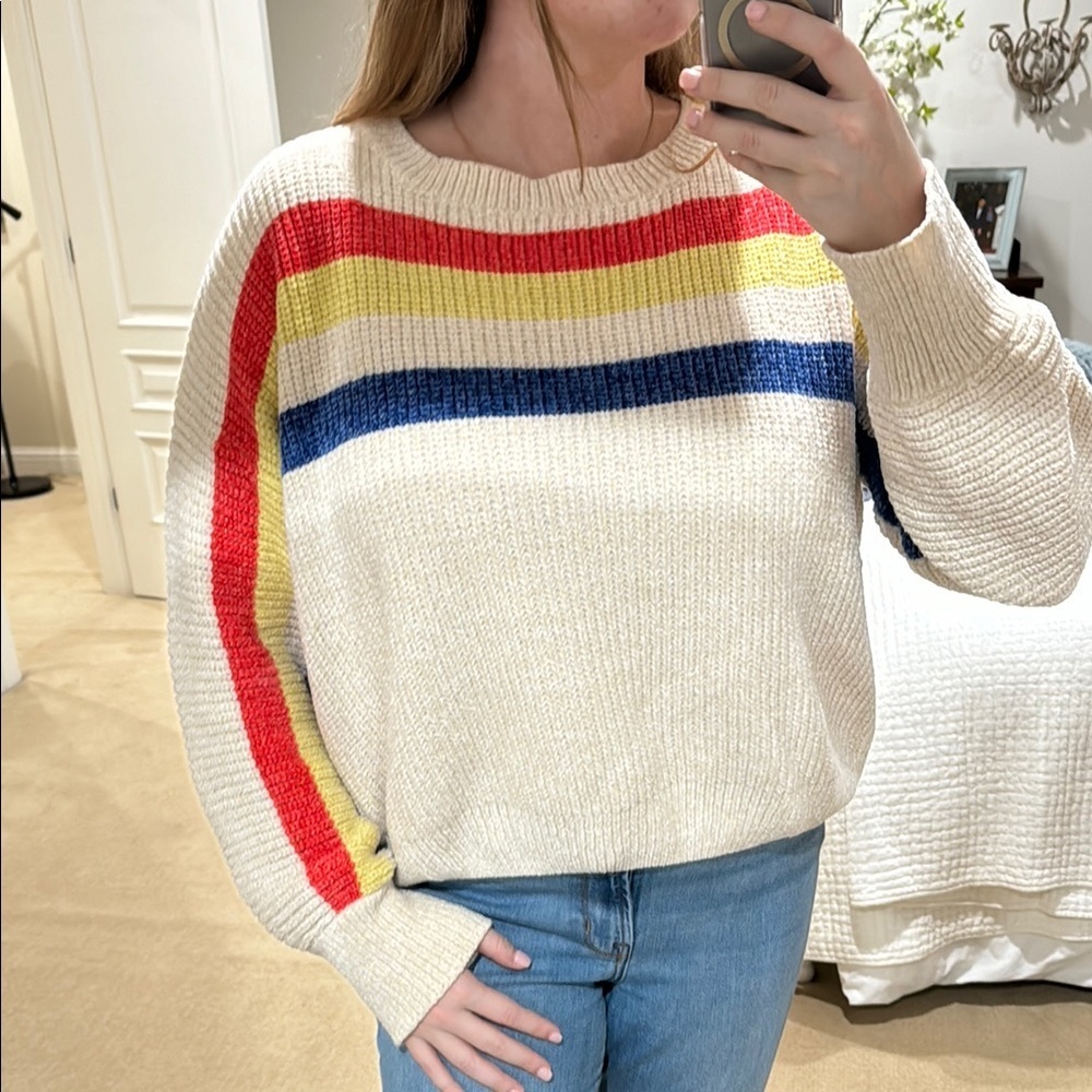 Fate Colorful Striped Sweater